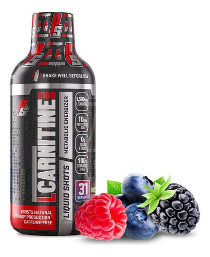 Suplemento Dietario Pro Supps L-carnitine 1500, 9422, 16, 1,