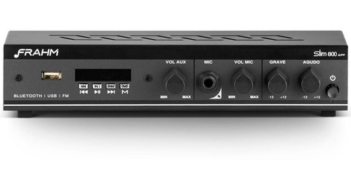 Imagem 2 de 4 de Kit Sonorização Slim 800app (amplificador + 4 Caixas)