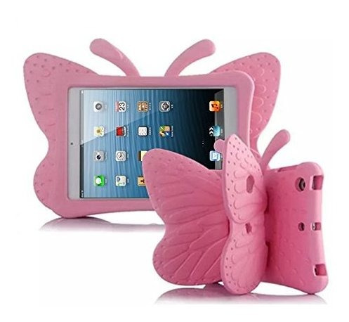Simicoo Funda Para iPad Pro Diseño Mariposa Niño Peso Ligero