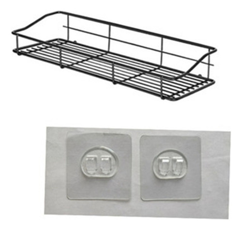 Estante De Hierro Para Baño Y Cocina, 1 Juego, Sin Taladrar