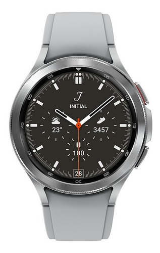 Samsung Galaxy Watch4 Classic (Bluetooth) 1.4" caja 46mm de acero inoxidable black, malla black de fluoroelastómero y bisel black de acero inoxidable SM-R890