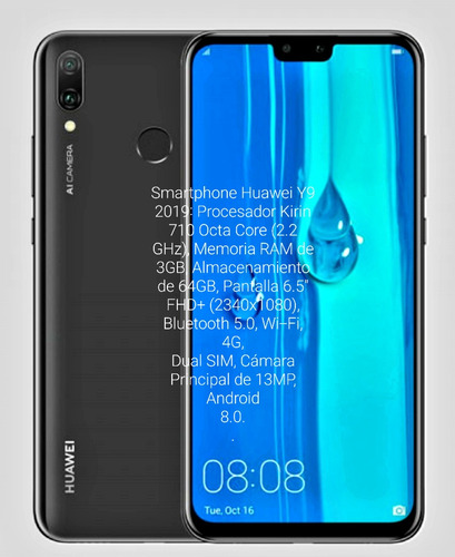  Celular Huawei Y9 2019