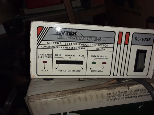 Regulador De Voltage Avtek (Usado)