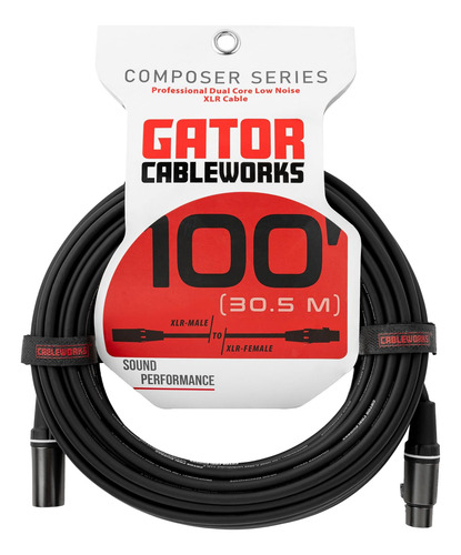Cableworks By Gator Cases Composer Series Deluxe De 100 Pies