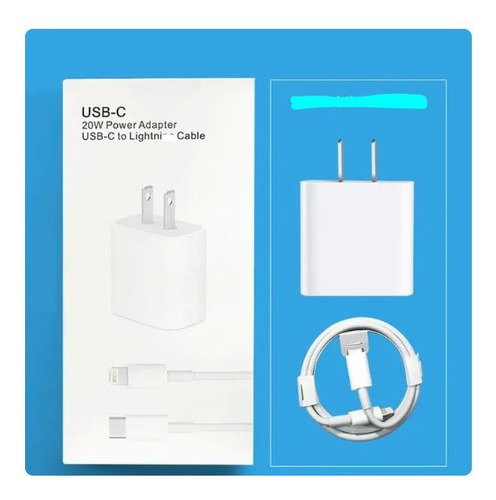 Cargador Original Tipo C Para iPhone 14 Pro De 20 W + Cable