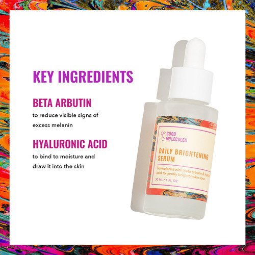 Sérum Good Molecules, Iluminador Diario, Con Beta Arbutina,