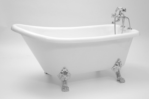 Imagen 4 de 10 de Bañera Tipo Antigua Patas Leon 150 X 75 Llenado + Duchador