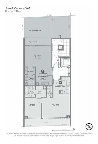 Imagen 20 de 28 de Venta Departamento Semipiso De 2 Ambientes En Palermo Hollywood