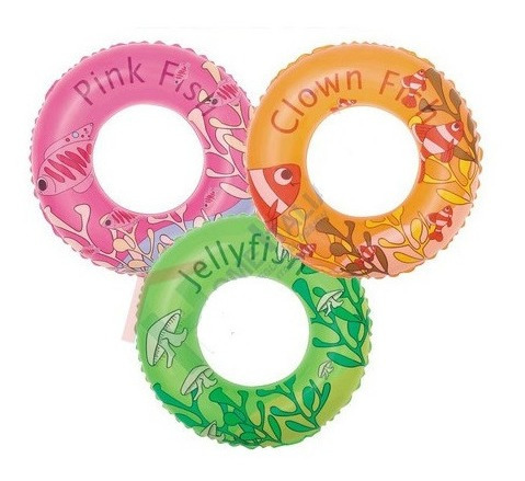 Imagen 4 de 6 de Flotador Estampado Verde 51 Cms Bestway
