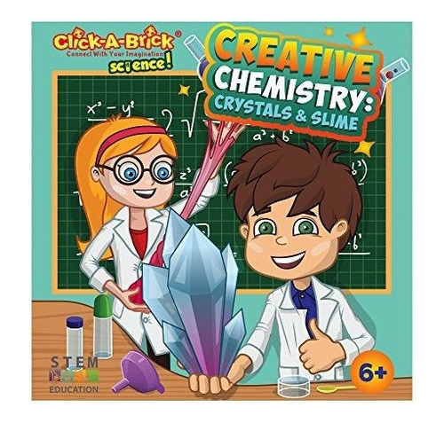 Clickabrick Cristales Creativos De Quimica Y Kit De Ciencia