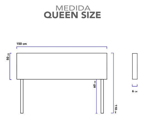 Cabecera Queen Size Dotico Botones 3 En 1 Moderna