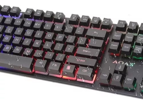 Teclado Semi Mecânico Gamer Rgb Usb Gaming Keyboard M-800