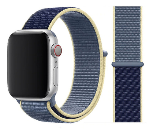 Pulseira Nylon Loop Para Apple Watch 38/40mm - Alaskan Blue