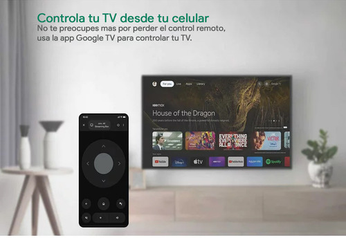 Onn Uhd Streaming 4k 2 Gb Ram Google Tv 2023 Color Negro Tipo De Control Remoto Control De Voz
