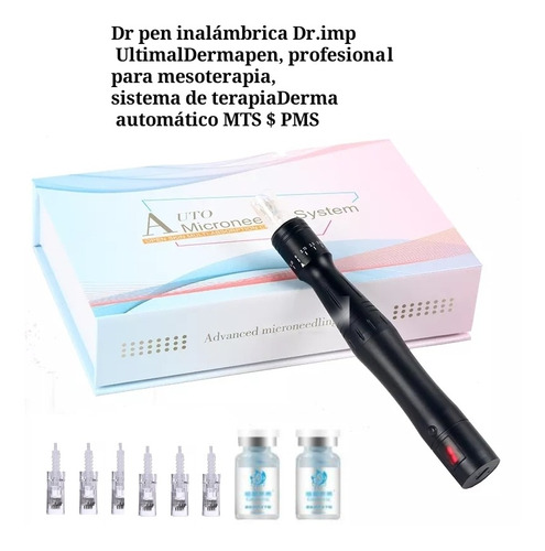 Dr Pen Profesional Inalámbrico +6 Needles+36 Hilos + Polvo L