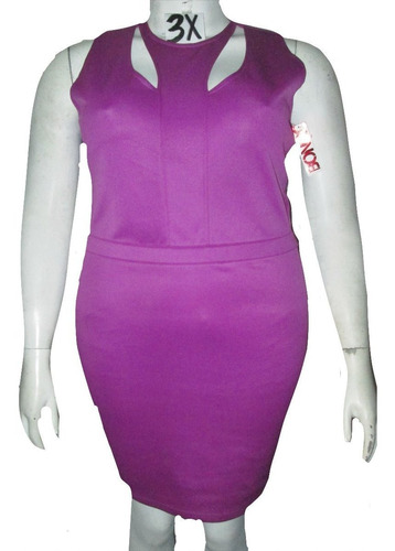 Vestido Rosa Fucsia Sexy Fiesta Talla 3x (40/42) Bongo