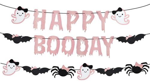 Boo Day Banner, Decoraciones De Fiesta De Cumpleaños De Niña