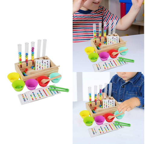 Rainbow Balls In Cups Sorter Game Juego De Cuentas Para