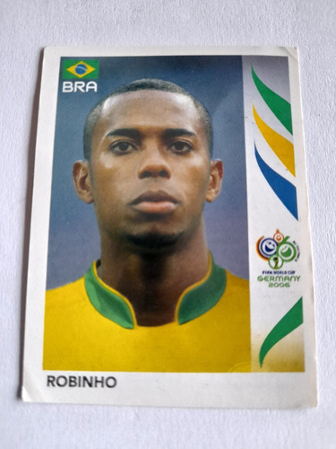 Figurita Album Alemania 2006 Num.395 Robinho Brasil A Pegar