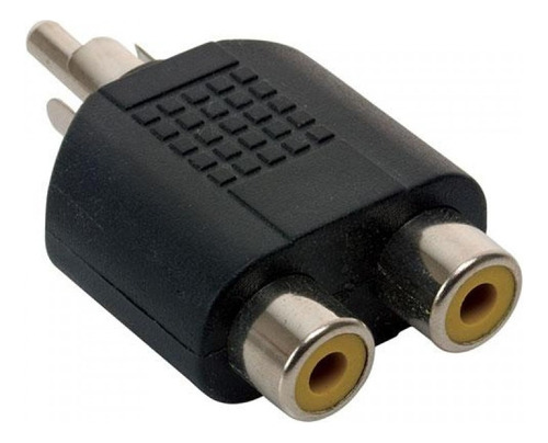 Adaptador de 2 conectores Rca Hembra A Plug Rca Macho Tv Mono