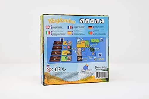 Kingdomino Juego De Mesa Familiar Estrategia 2-4 Jug Ingles