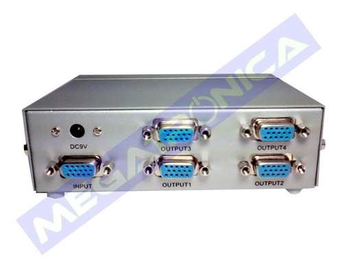 Splitter Amplificador Distribuidor Vga Rgb 1 In A 4 Out 30mt