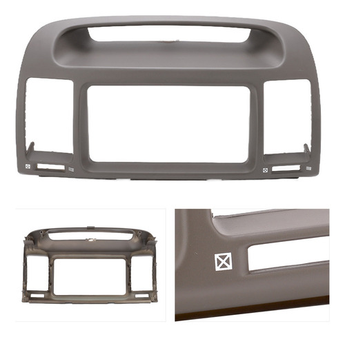 Cx 2din Coche Estéreo Radio Fascia Cd Tablero Panel Marco