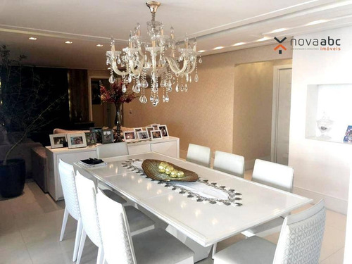 Apartamento Alto Padrão Em Condomínio Resort, Com 3 Suítes À Venda, 177 M² Por R$ 1.950.000 - Campestre - Santo André/sp - Ap1551