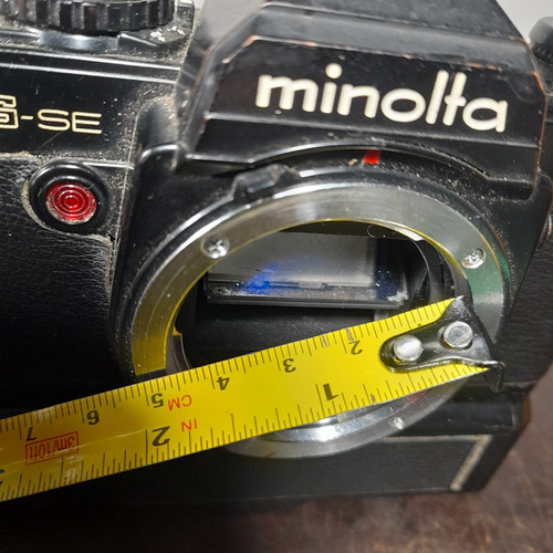 Imagem 2 de 10 de Câmera Fotográfica Minolta Xg Se Ñ Funciona Antiga C/ Drive