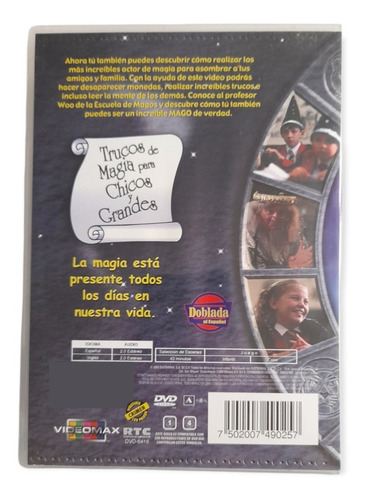 Dvd Trucos De Magia Para Chicos Y Grandes How To Be A Wizard (Usado)