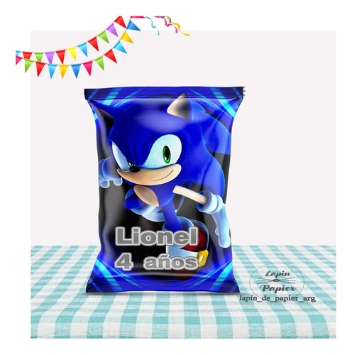 Bolsitas Golosineras Chipbag Centro Mesa X10 Sonic