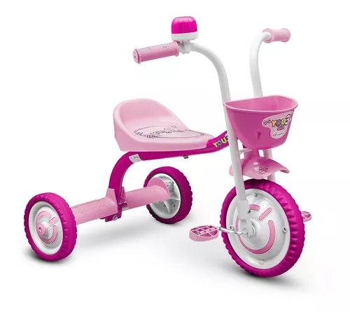 Velotrol Motoca Triciclo Infantil Brinquedo Menina Nathor - Escorrega o  Preço