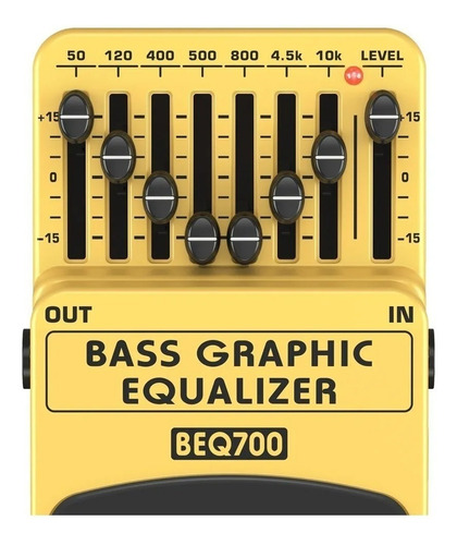 Pedal Para Contrabaixo Behringer Beq700 Equalizador