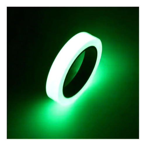 Rolo Fita Adesiva Luminosa Neon Verde Brilho Festa 3m - 10mm