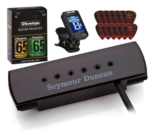 Seymour Duncan Sa-3 X L Woody Xl Negro Soundhole Gutiar Kit