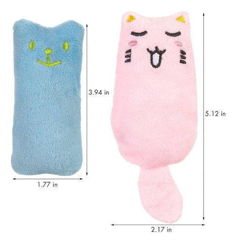 Juguetes De Hierba Gatera Para Gatos: Almohada De Gato Con 6