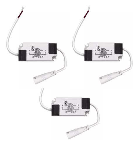 3x Driver Reator P/ Painel Plafon Led 8w A 24w Bivolt Fonte