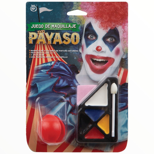 Kit Maquillaje De Payaso ( 2 Piezas )