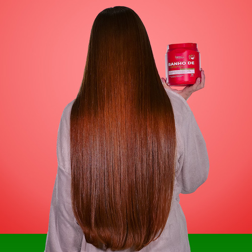 Máscara Banho De Verniz Morango Forever Liss 1kg