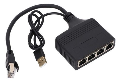 Divisor Ethernet De Red Rj45 Gigabit 1 Entrada 4 Salidas 100