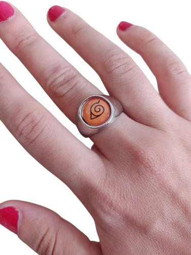 Anillo Naruto Shippuden Símbolo Aldea Hoja - Anime