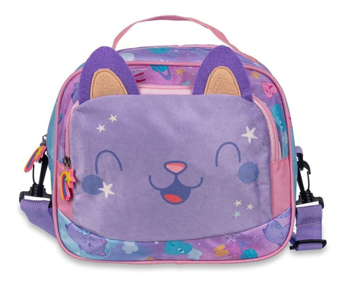 Lunchera Termica Escolar Magic Cat Gato Talbot 25.5x21x12cm