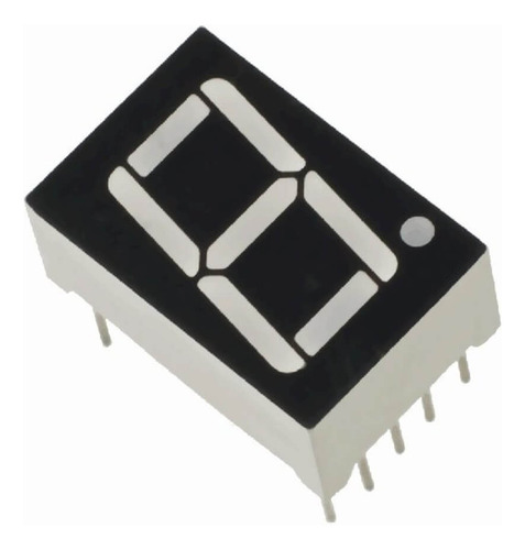 Display Led Anodo Comum 1 Dígito 7 Segmentos