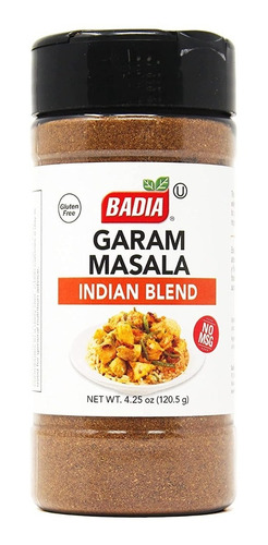 Especias Badia Garam Masala Indian Blend Gluten Free 120.5g