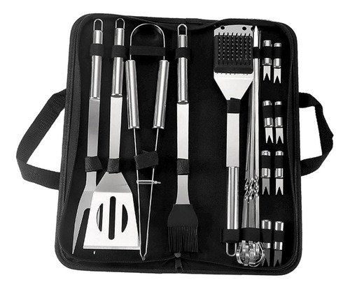 Herramientas Para Barbacoa Con Bolsa De 20 Juegos