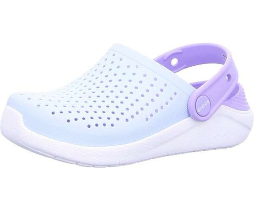 Crocs Literide Clog Lila/azul, Para Niñas 100% Original