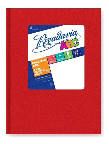 Cuaderno Rivadavia Abc 50h Ray Rojo