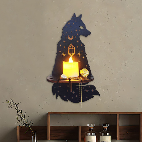 Nuevo Expositor De Candelabro De Madera Para Manualidades, A