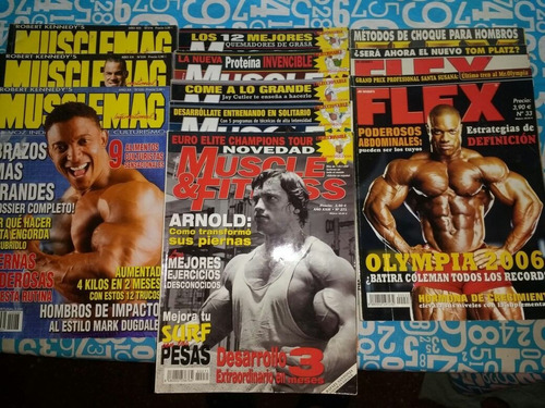 Lote De Revistas Fisiculturista