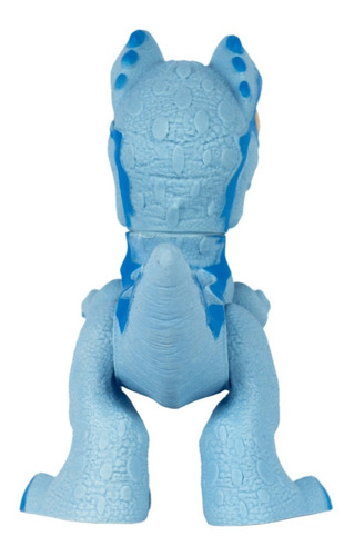 Imagem 5 de 10 de Jurassic World Velociraptor Blue Dinos Baby Azul Articulado